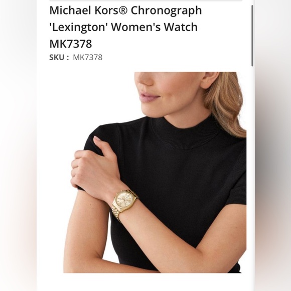 Michael Kors® Chronograph 'Lexington' Women's Watch - Picture 4 of 4